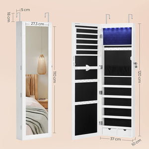 Wall-Mounted Lockable Jewellery Cabinet - Karrari