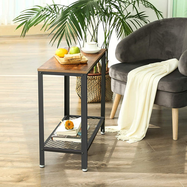 Side Table with Mesh Shelf - Karrari