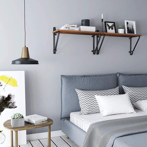 Set of 2 Large Floating Wall Shelves - Karrari
