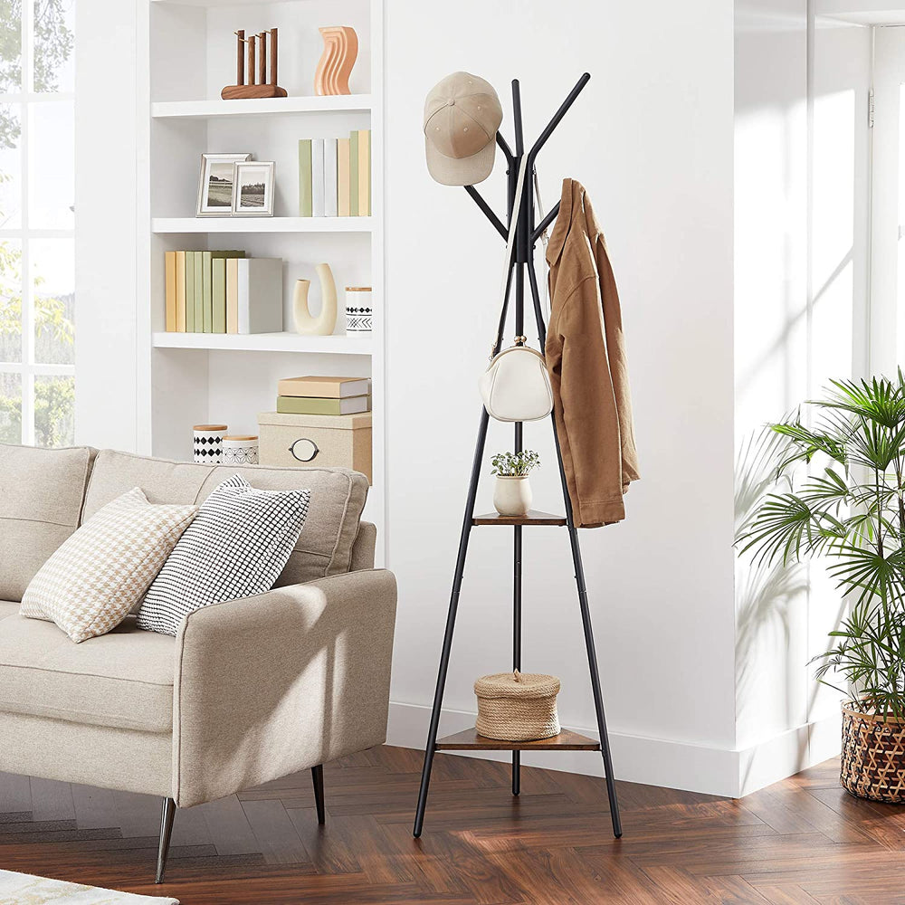 Coat Hanger Stand with Shelves - Karrari