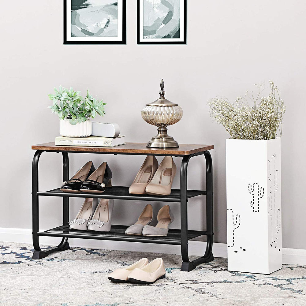 Shoe Bench, Industrial Shoe Rack - Karrari