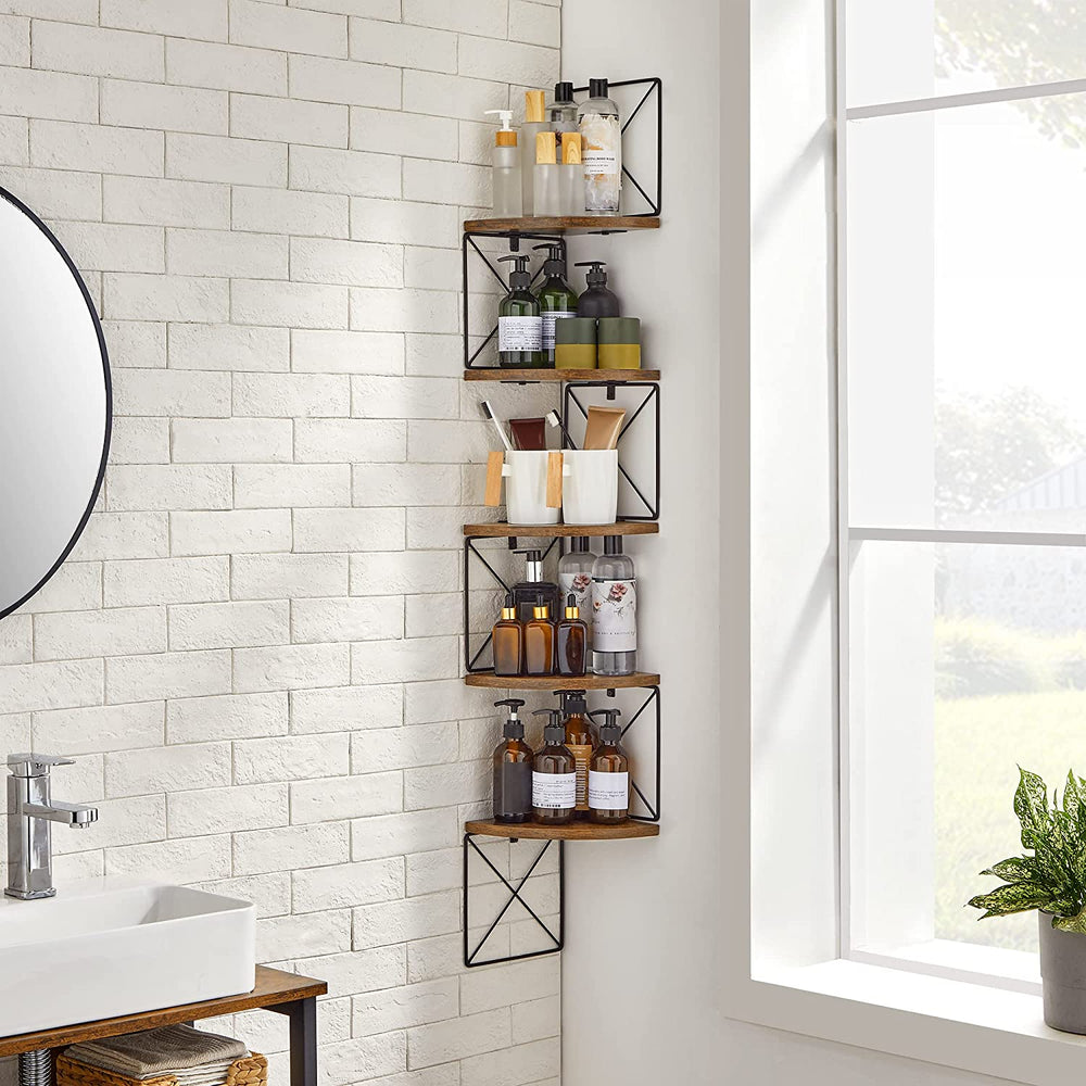 5-Tier Corner Wall Shelf - Karrari