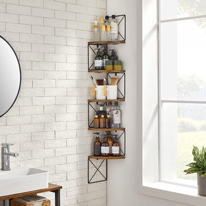 5-Tier Corner Wall Shelf - Karrari