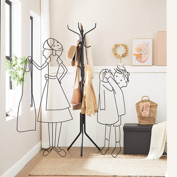 Tall Metal Coat & Hat Hanger - Karrari