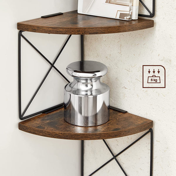 5-Tier Corner Wall Shelf - Karrari