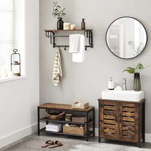 Wall-Mounted Coat Rack with Hooks - Karrari