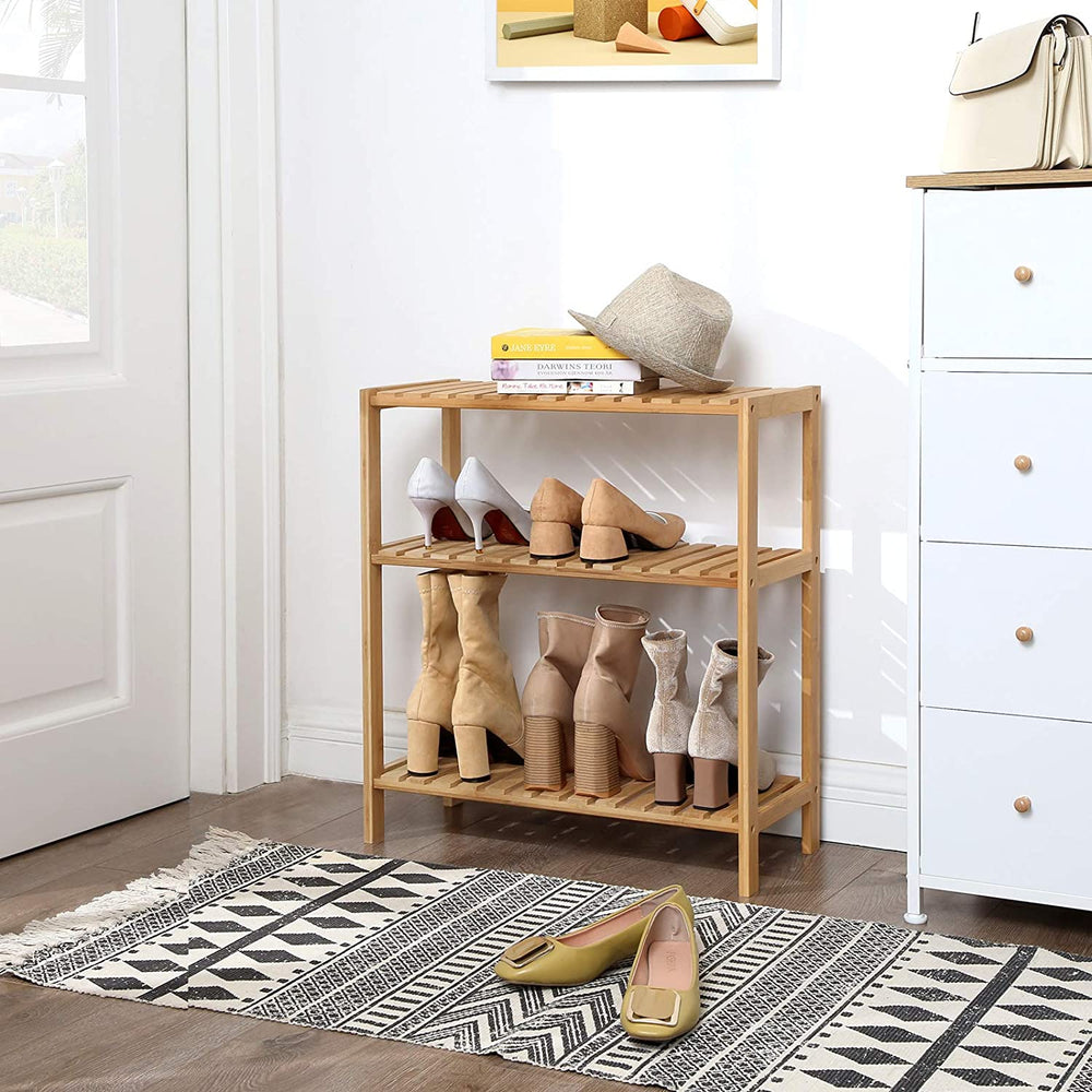 Multi-Purpose Bamboo Shelf Rack - Karrari