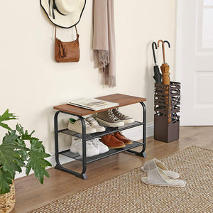 Shoe Bench, Industrial Shoe Rack - Karrari