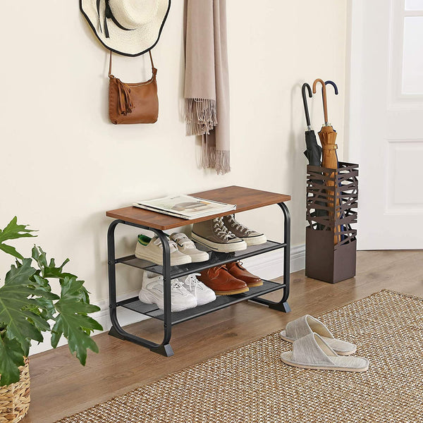 Shoe Bench, Industrial Shoe Rack - Karrari