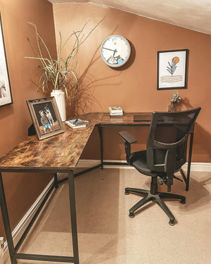L-Shaped Computer Corner Desk - Karrari