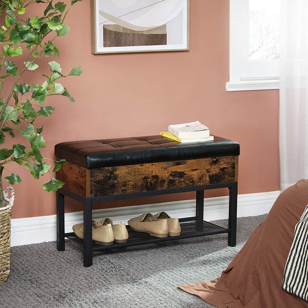 Shoe Storage Bench with Cushion - Karrari