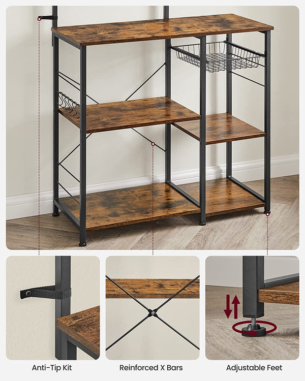 Baker’s Rack with Kitchen Storage - Karrari