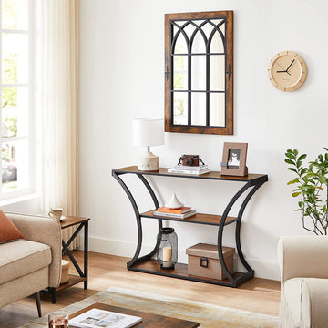 Console Table, Hallway Table, Curved Legs, Extended Table Top, for Living Room, Hallway