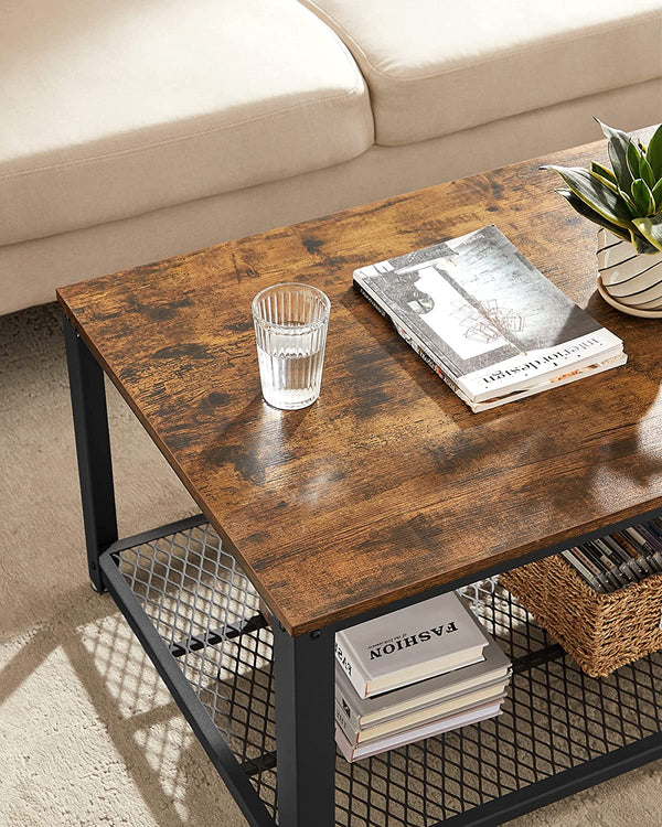2-Tier Industrial Coffee Table - Karrari
