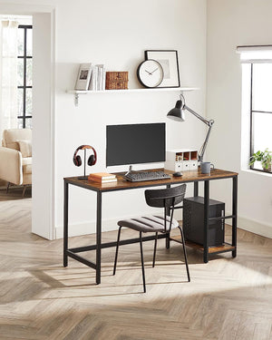 Computer Desk with 2 Reversible Shelves - Karrari