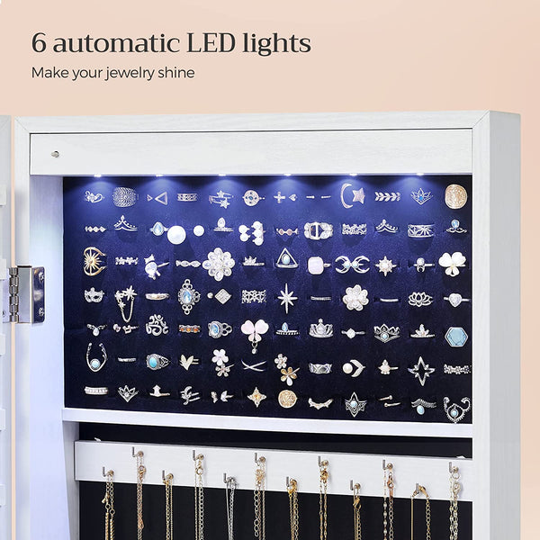 Wall-Mounted Lockable Jewellery Cabinet - Karrari