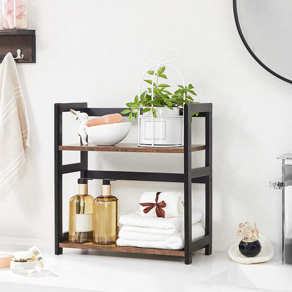 2-Tier Bamboo Spice Rack - Karrari