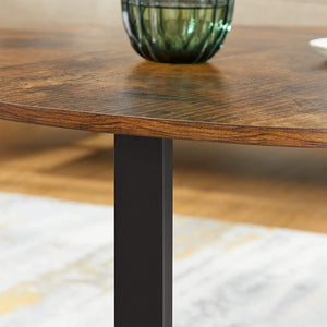 Round Industrial Coffee Table - Karrari