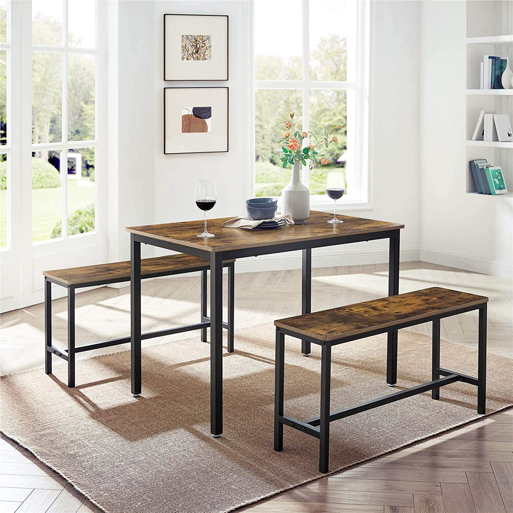 Kitchen Table with 2 Benches - Karrari