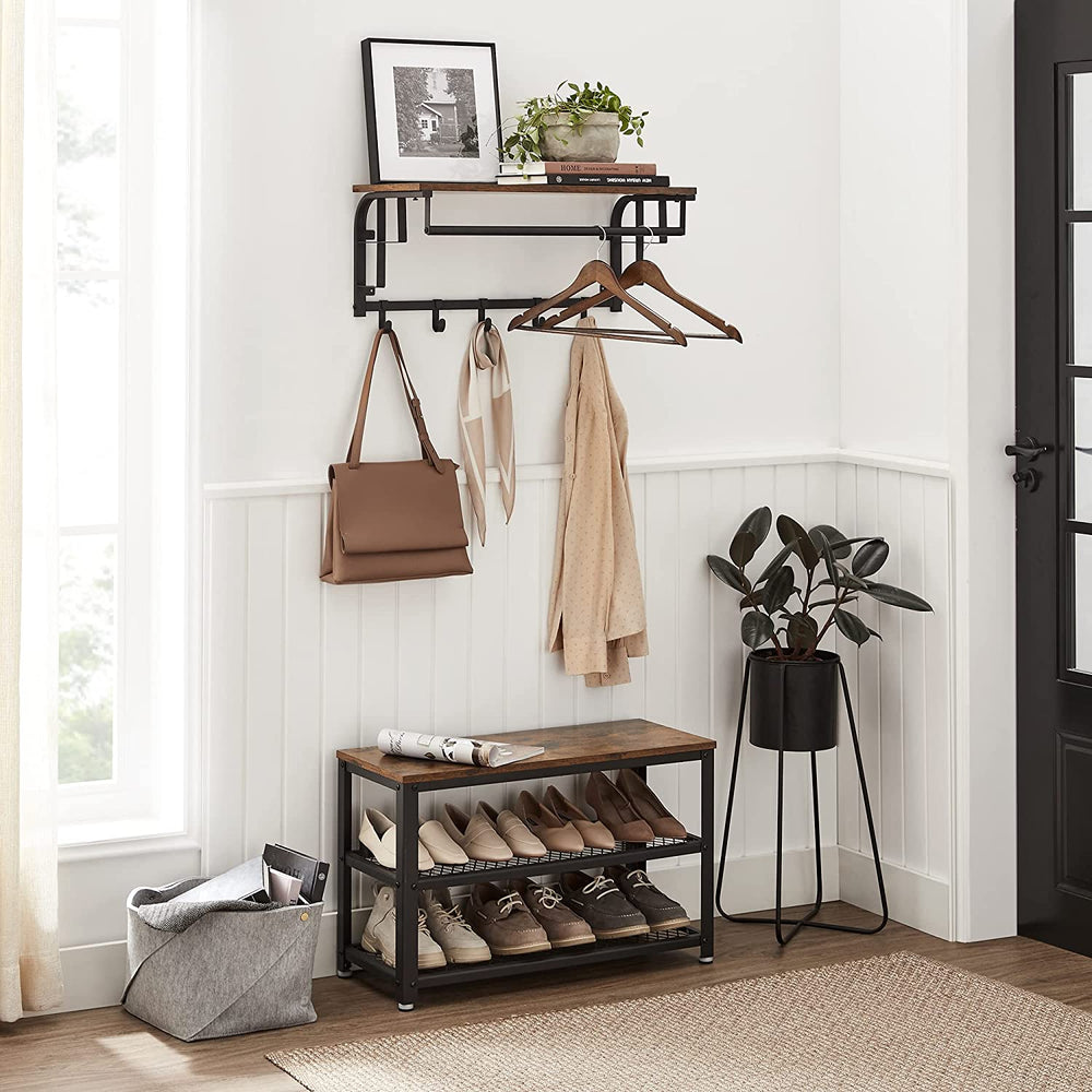Wall-Mounted Coat Rack with Hooks - Karrari