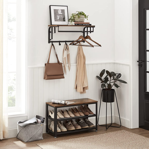 Wall-Mounted Coat Rack with Hooks - Karrari