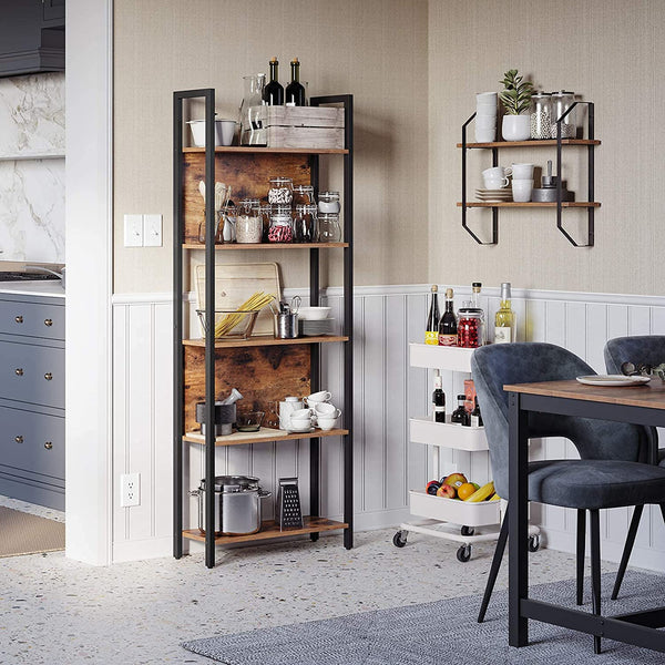 5-Tier Bookcase & Storage Shelf - Karrari