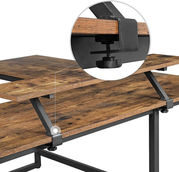 L-Shaped Desk with Screen Stand - Karrari