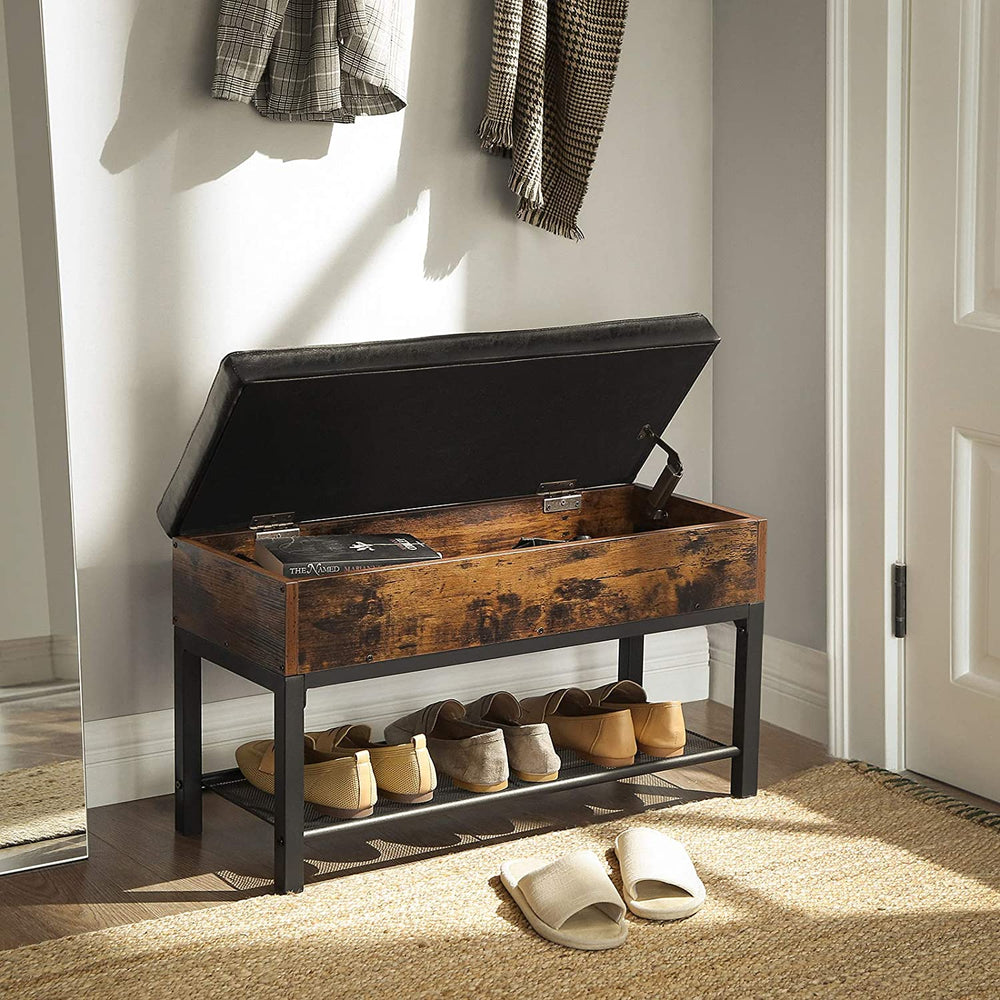 Shoe Storage Bench with Cushion - Karrari