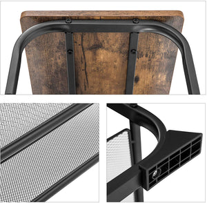 Shoe Bench, Industrial Shoe Rack - Karrari
