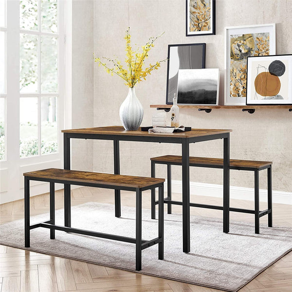 Kitchen Table with 2 Benches - Karrari