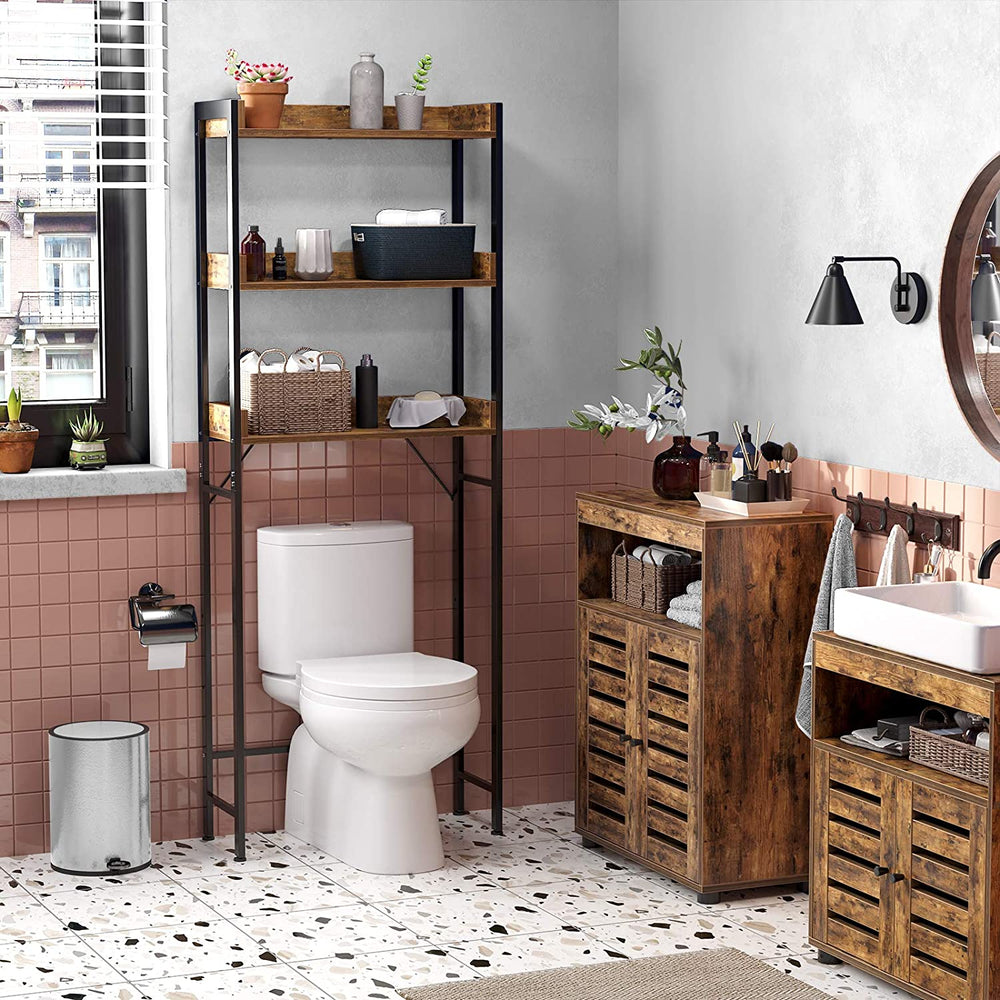 3-Tier Over-The-Toilet Bathroom Shelf - Karrari