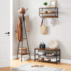 Coat Hanger Stand with Shelves - Karrari