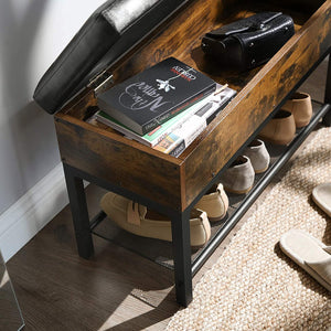 Shoe Storage Bench with Cushion - Karrari