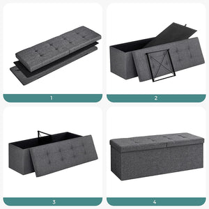 Foldable Linen Storage Bench - Karrari