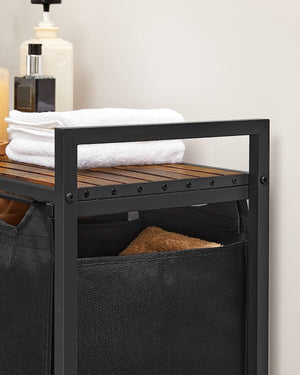 Laundry Basket with 3 Removable Liner Bags - Karrari