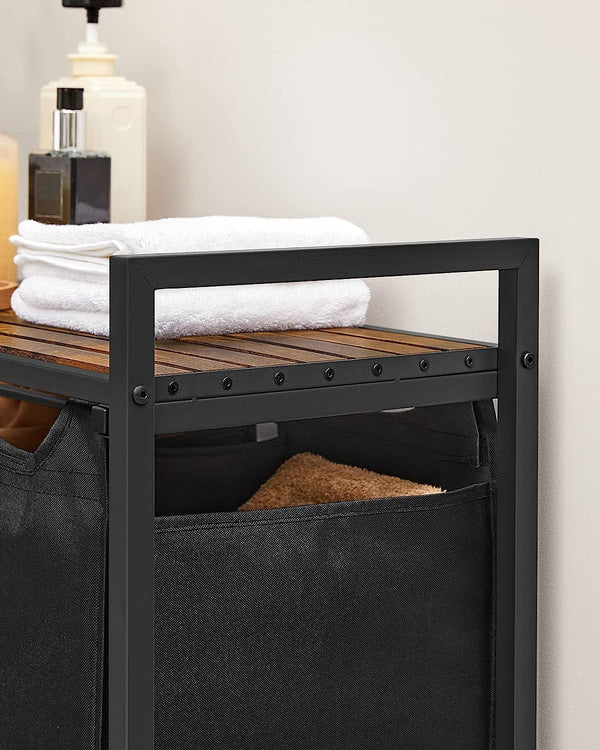 Laundry Basket with 3 Removable Liner Bags - Karrari