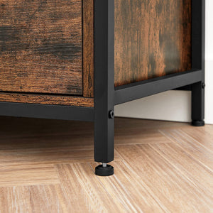 Industrial TV Stand with Drawers & Shelves - Karrari