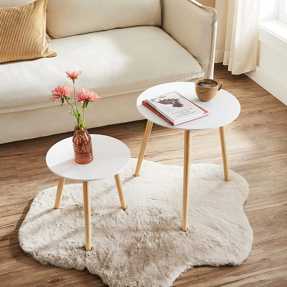 2-Piece Round Nesting Side Tables - Karrari