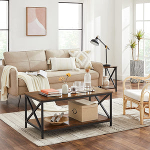 Coffee Table with X-Frame - Karrari