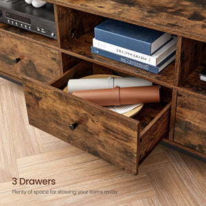 Industrial TV Stand with Drawers & Shelves - Karrari