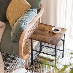 Side Table with Adjustable Shelves - Karrari