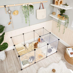 DIY Pet Exercise Playpen with Bottom (20 Panels) - Karrari