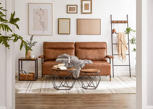 2-Piece Round Coffee Tables with Removable Tops - Karrari