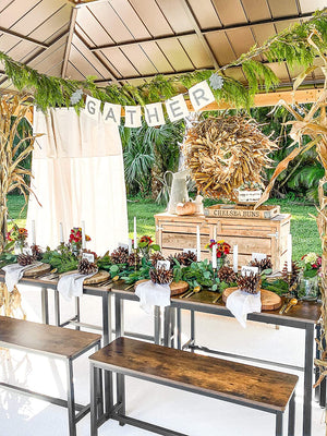 Kitchen Table with 2 Benches - Karrari
