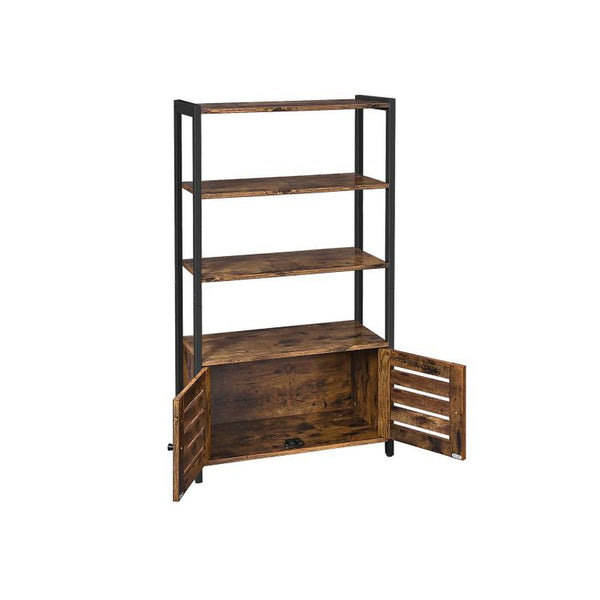Industrial Book Cabinet - Shelves & Doors - Karrari
