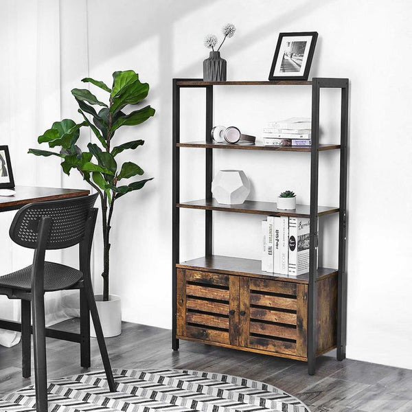 Industrial Book Cabinet - Shelves & Doors - Karrari