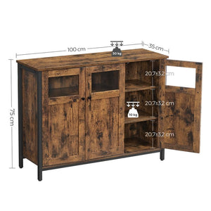 Sideboard Cabinet with Glass Doors - Karrari