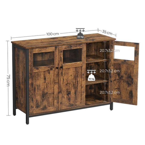Sideboard Cabinet with Glass Doors - Karrari