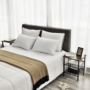 2 Piece Side Tables - Adjustable Mesh Shelves - Karrari
