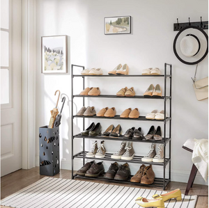 3-Tier Metal Shoe Rack – Fits 24–30 Pairs - Karrari